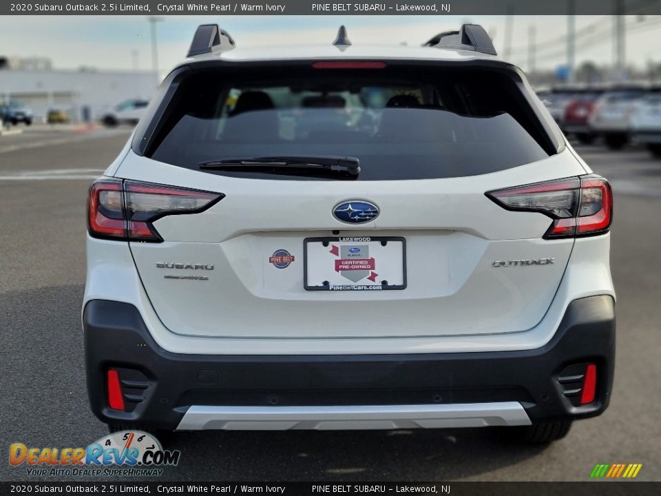 2020 Subaru Outback 2.5i Limited Crystal White Pearl / Warm Ivory Photo #21