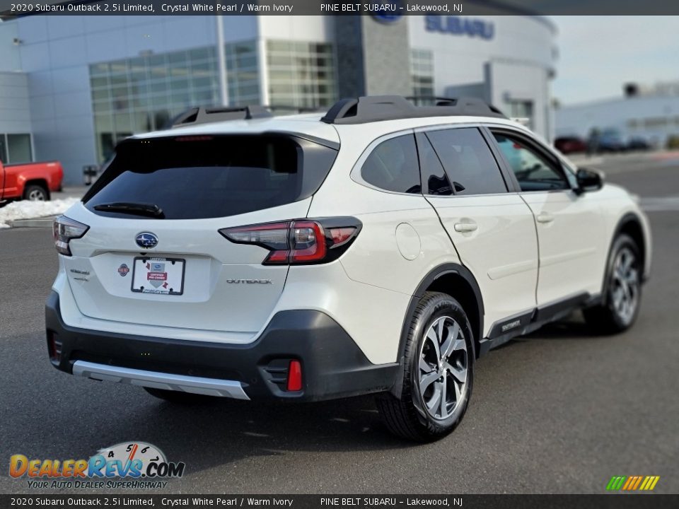 2020 Subaru Outback 2.5i Limited Crystal White Pearl / Warm Ivory Photo #22