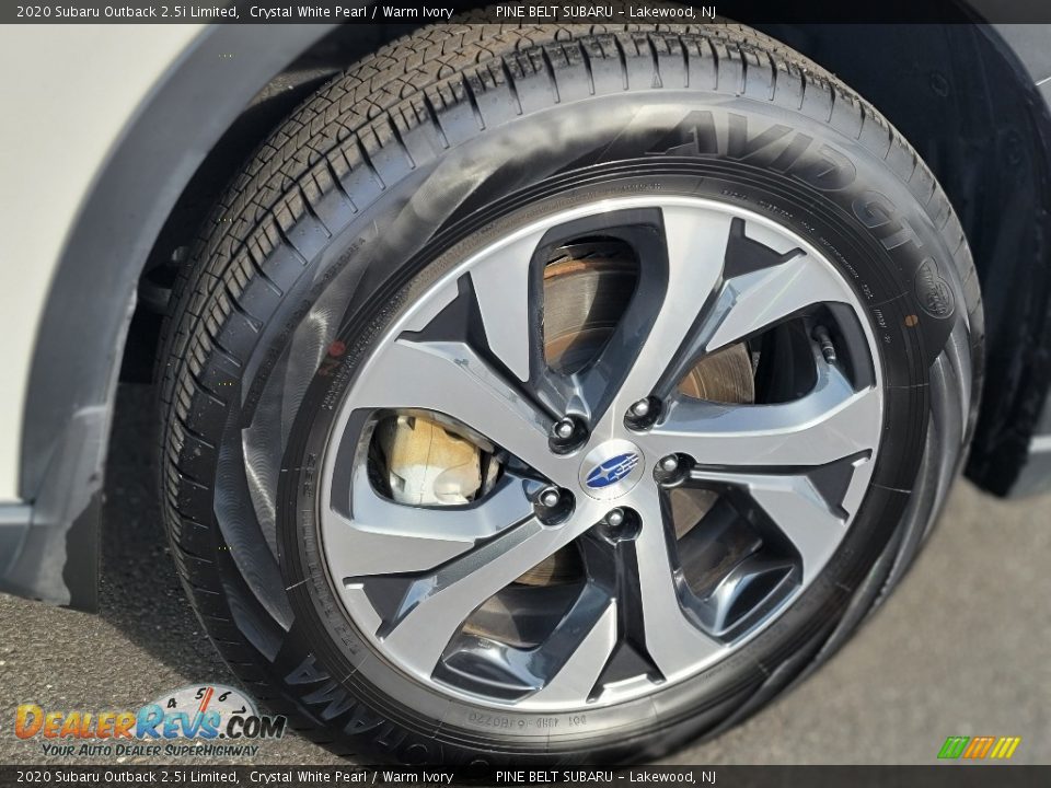 2020 Subaru Outback 2.5i Limited Crystal White Pearl / Warm Ivory Photo #24