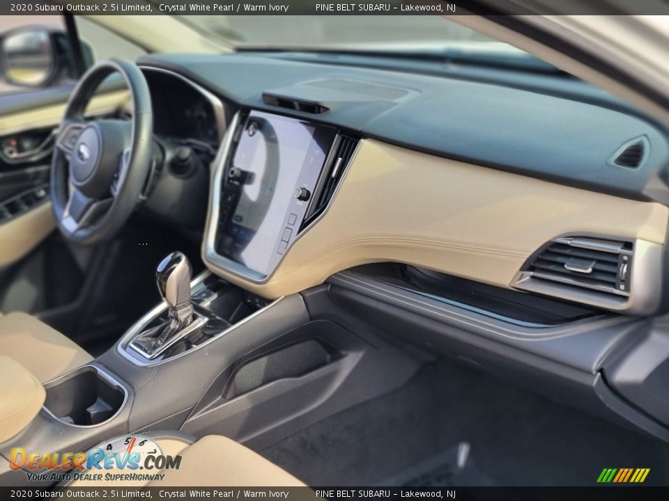 2020 Subaru Outback 2.5i Limited Crystal White Pearl / Warm Ivory Photo #26