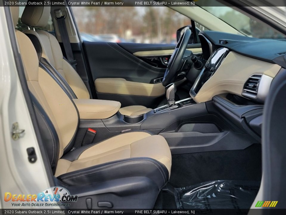 2020 Subaru Outback 2.5i Limited Crystal White Pearl / Warm Ivory Photo #27