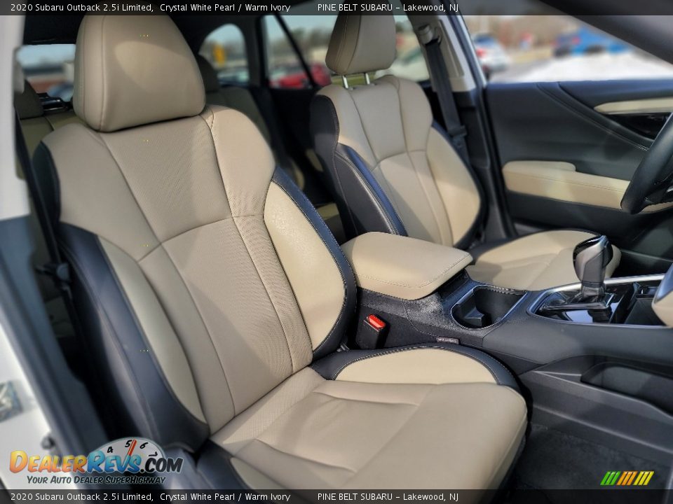 2020 Subaru Outback 2.5i Limited Crystal White Pearl / Warm Ivory Photo #28