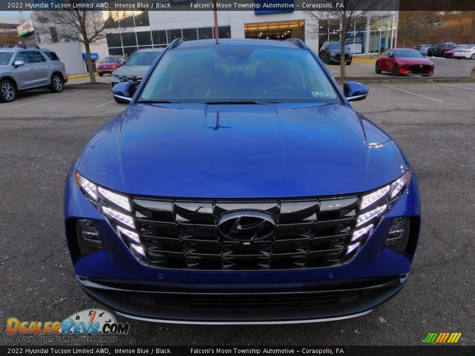 2022 Hyundai Tucson Limited AWD Intense Blue / Black Photo #8
