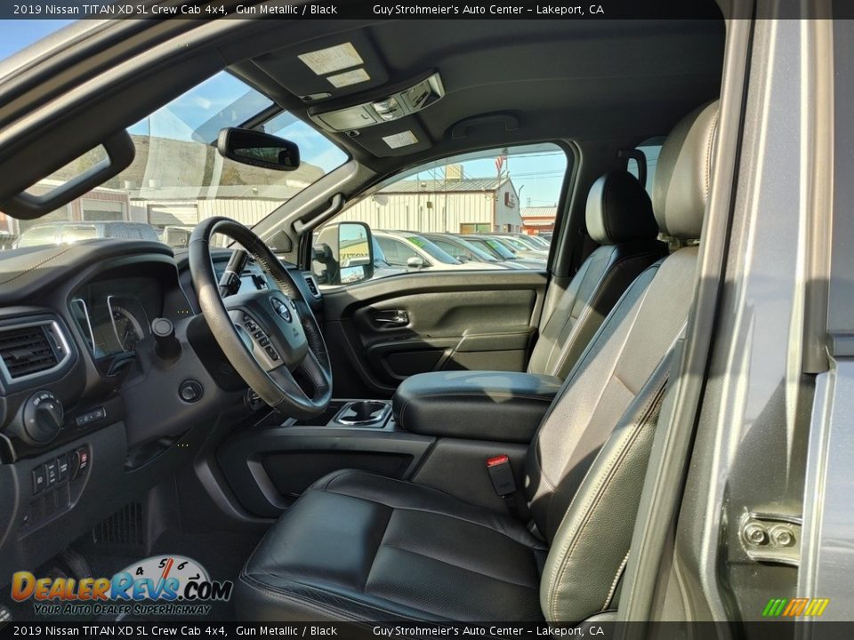 2019 Nissan TITAN XD SL Crew Cab 4x4 Gun Metallic / Black Photo #4