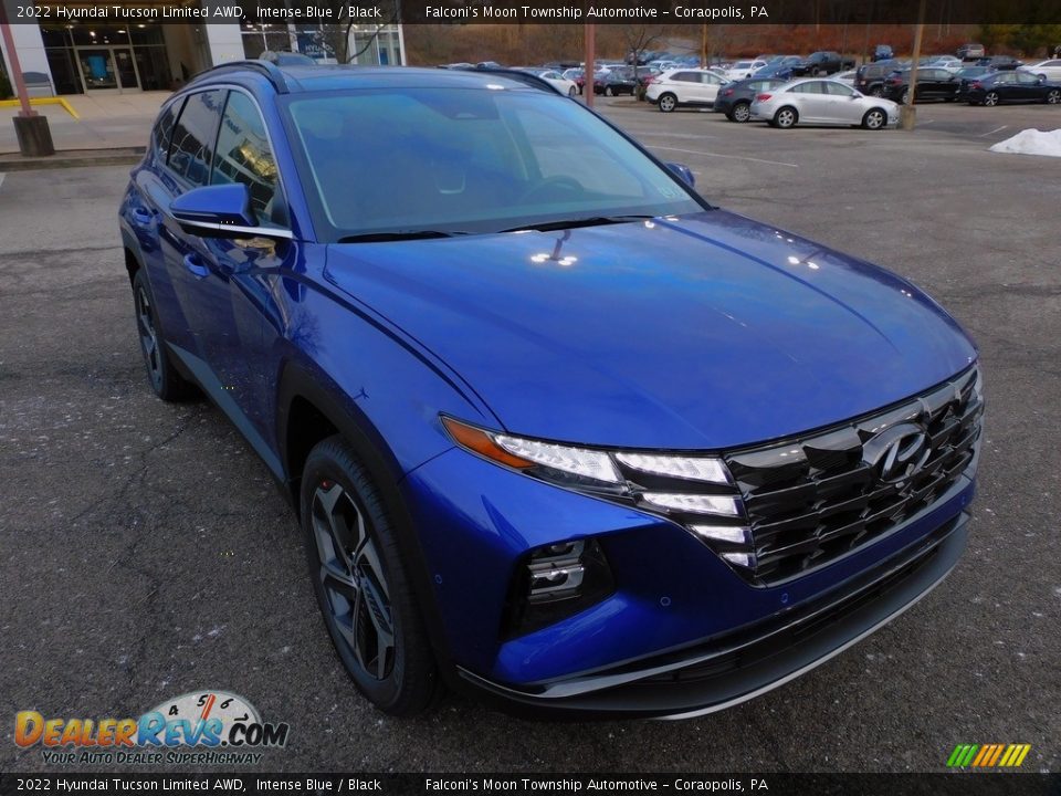 2022 Hyundai Tucson Limited AWD Intense Blue / Black Photo #9