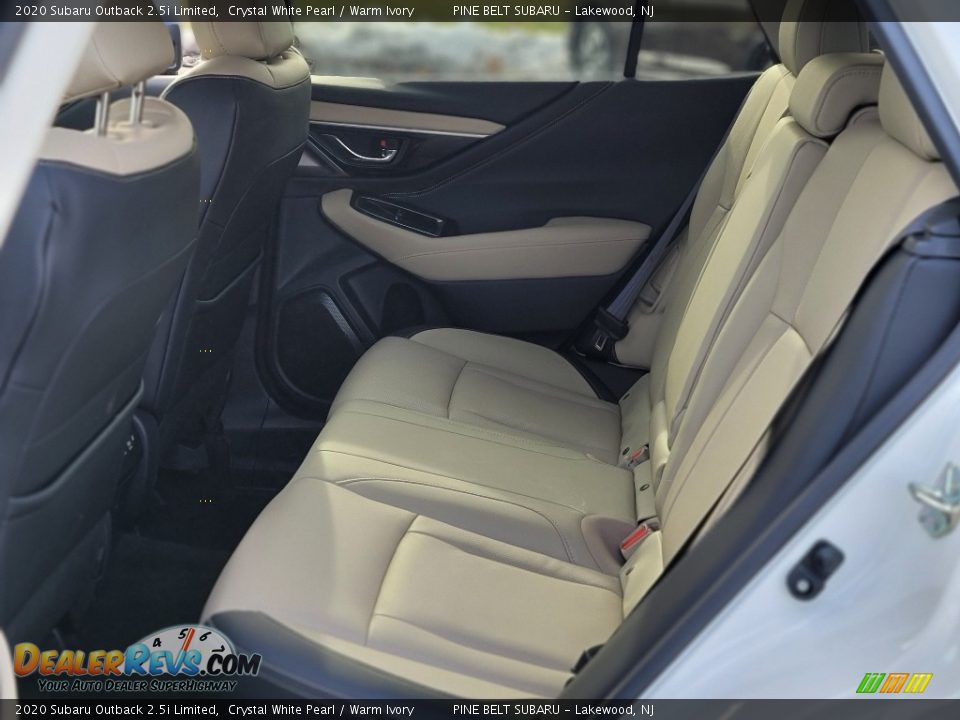 2020 Subaru Outback 2.5i Limited Crystal White Pearl / Warm Ivory Photo #34