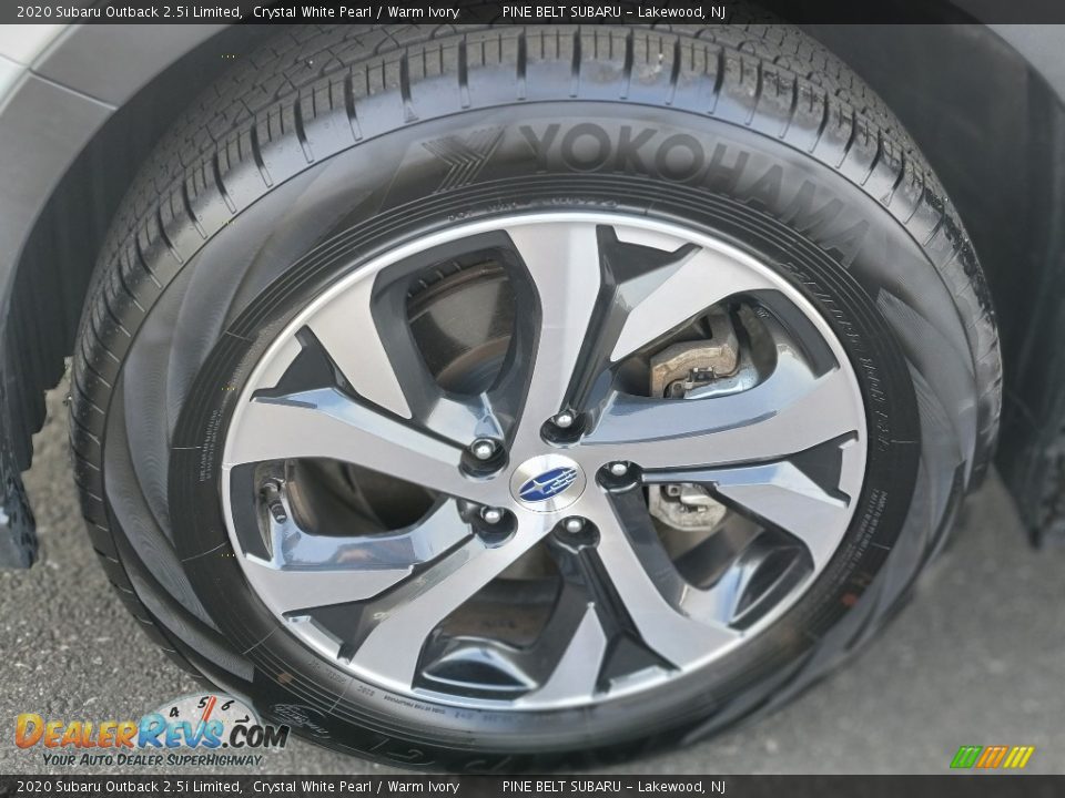 2020 Subaru Outback 2.5i Limited Crystal White Pearl / Warm Ivory Photo #36