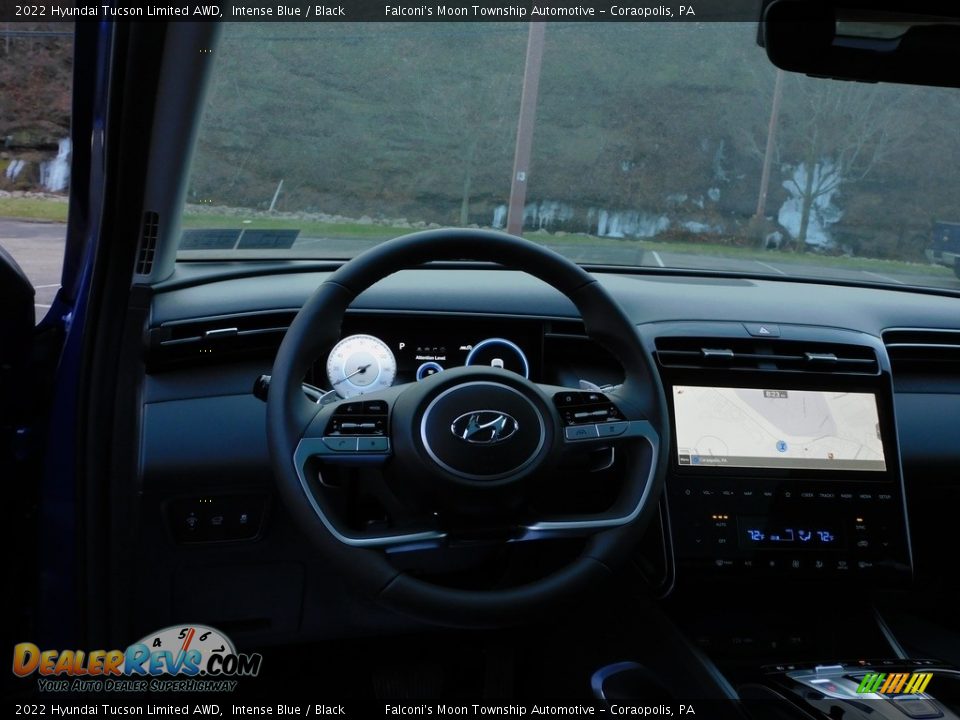 2022 Hyundai Tucson Limited AWD Intense Blue / Black Photo #13