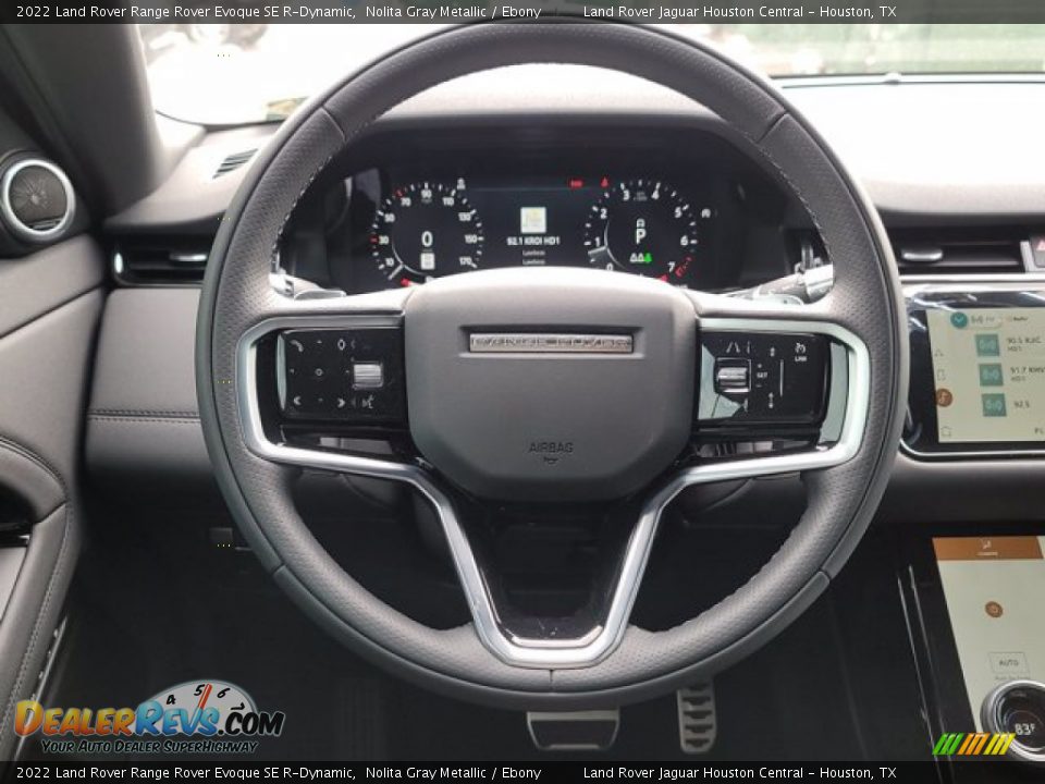 2022 Land Rover Range Rover Evoque SE R-Dynamic Steering Wheel Photo #16