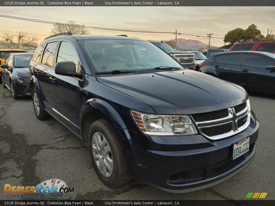 2018 Dodge Journey SE Contusion Blue Pearl / Black Photo #1