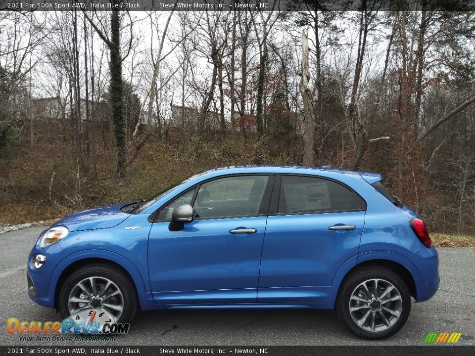 Italia Blue 2021 Fiat 500X Sport AWD Photo #1