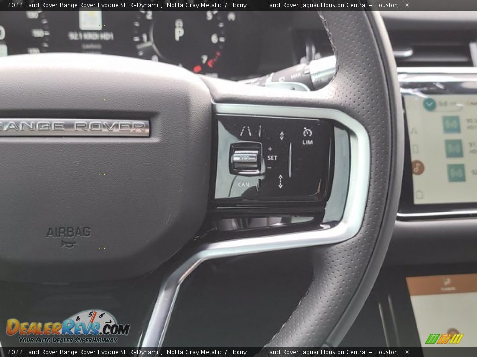 2022 Land Rover Range Rover Evoque SE R-Dynamic Steering Wheel Photo #18