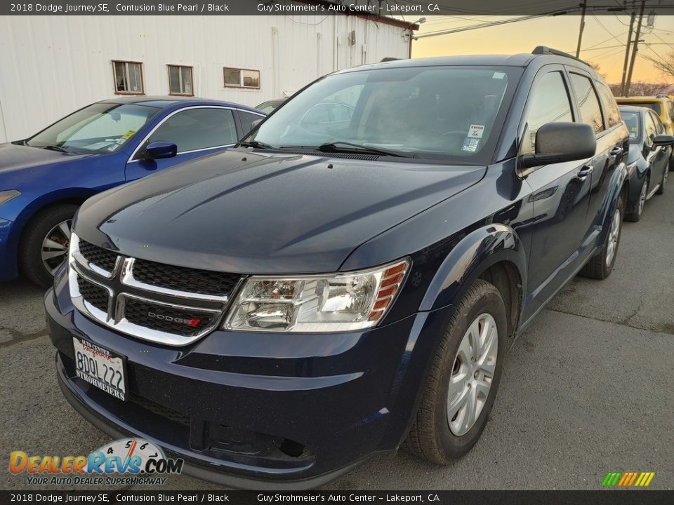 2018 Dodge Journey SE Contusion Blue Pearl / Black Photo #3