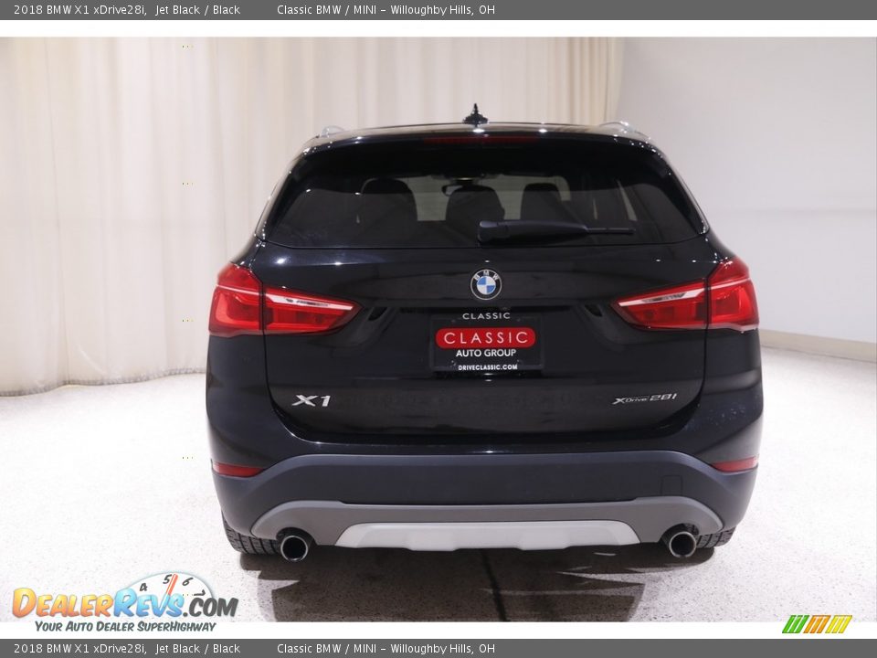 2018 BMW X1 xDrive28i Jet Black / Black Photo #21