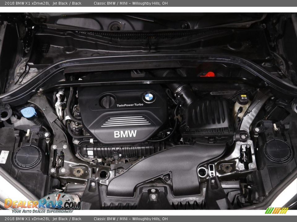 2018 BMW X1 xDrive28i Jet Black / Black Photo #22