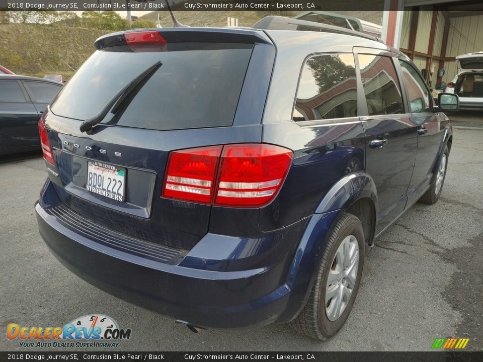 2018 Dodge Journey SE Contusion Blue Pearl / Black Photo #4