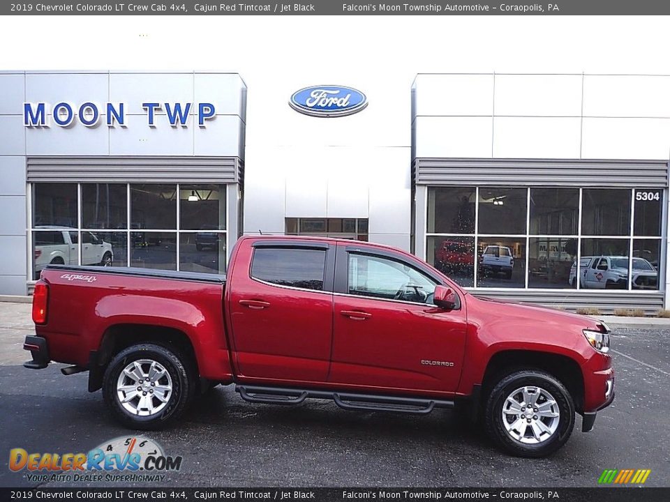 2019 Chevrolet Colorado LT Crew Cab 4x4 Cajun Red Tintcoat / Jet Black Photo #1