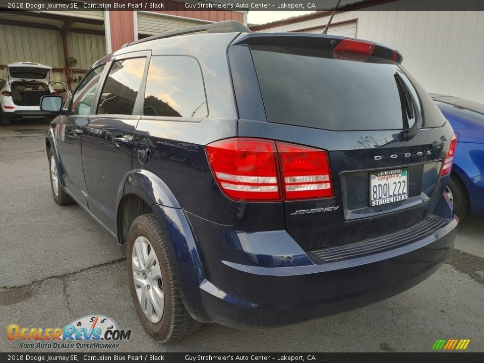 2018 Dodge Journey SE Contusion Blue Pearl / Black Photo #6