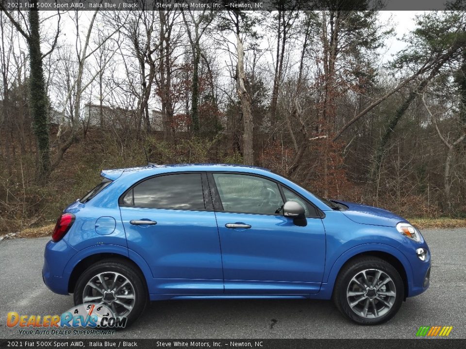 Italia Blue 2021 Fiat 500X Sport AWD Photo #5