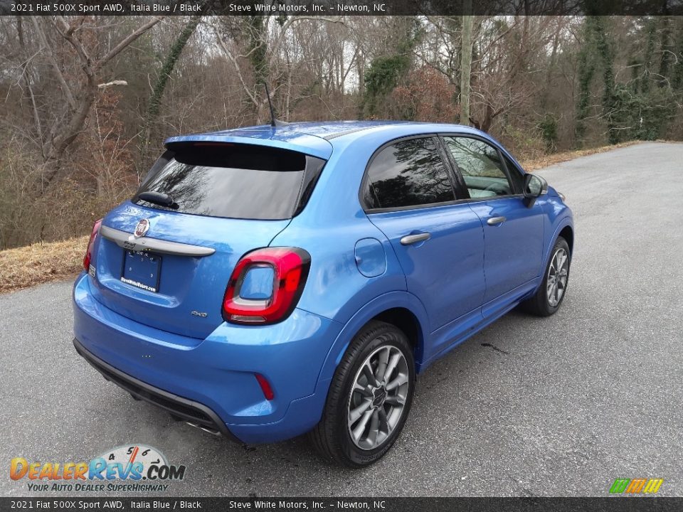 2021 Fiat 500X Sport AWD Italia Blue / Black Photo #6