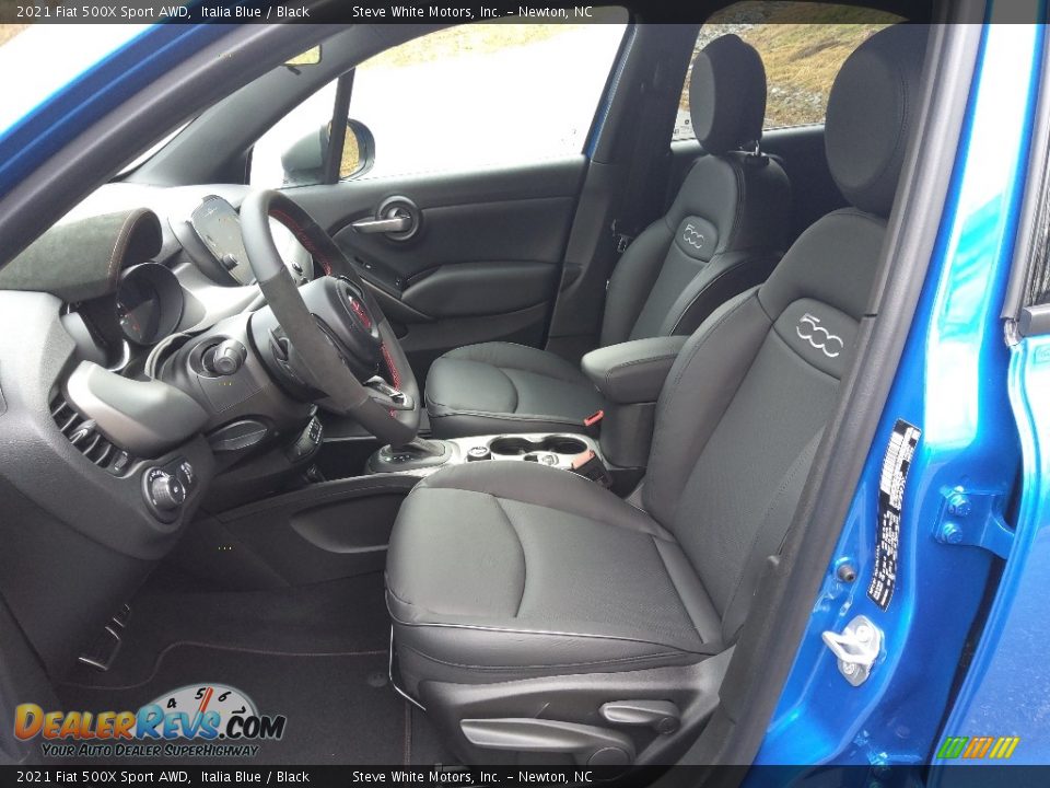 Front Seat of 2021 Fiat 500X Sport AWD Photo #10