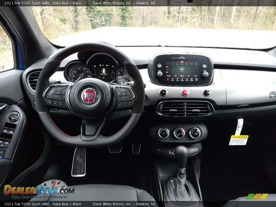 Dashboard of 2021 Fiat 500X Sport AWD Photo #17