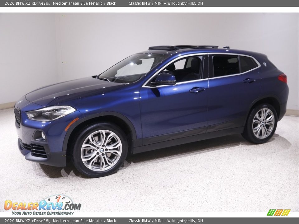 2020 BMW X2 xDrive28i Mediterranean Blue Metallic / Black Photo #3