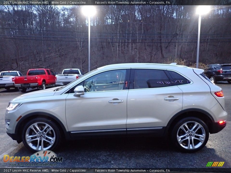 2017 Lincoln MKC Reserve AWD White Gold / Cappuccino Photo #6