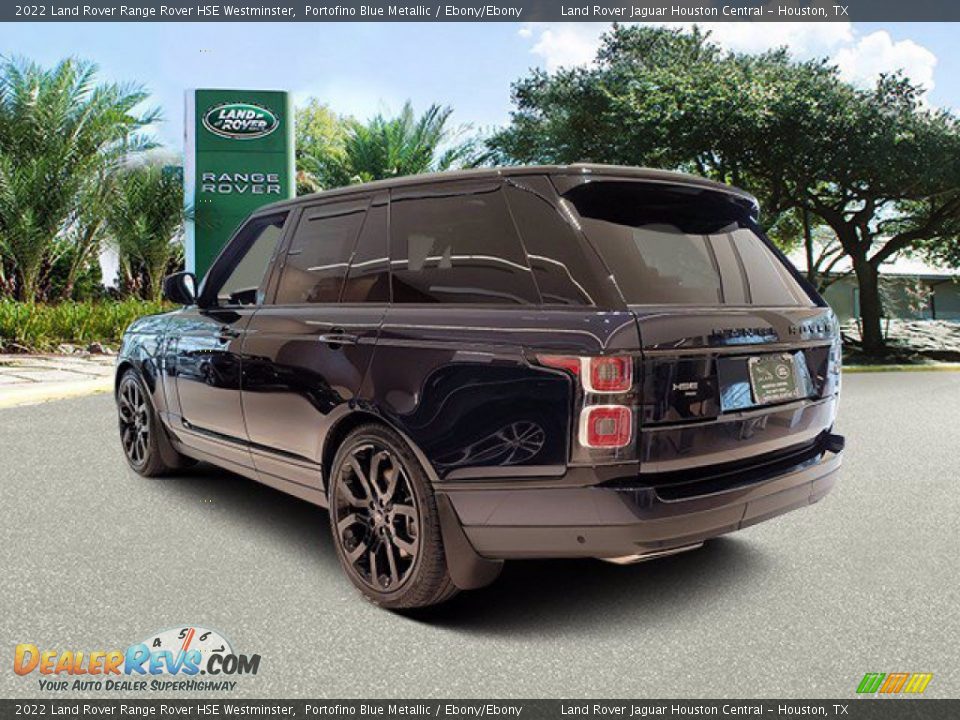 2022 Land Rover Range Rover HSE Westminster Portofino Blue Metallic / Ebony/Ebony Photo #10