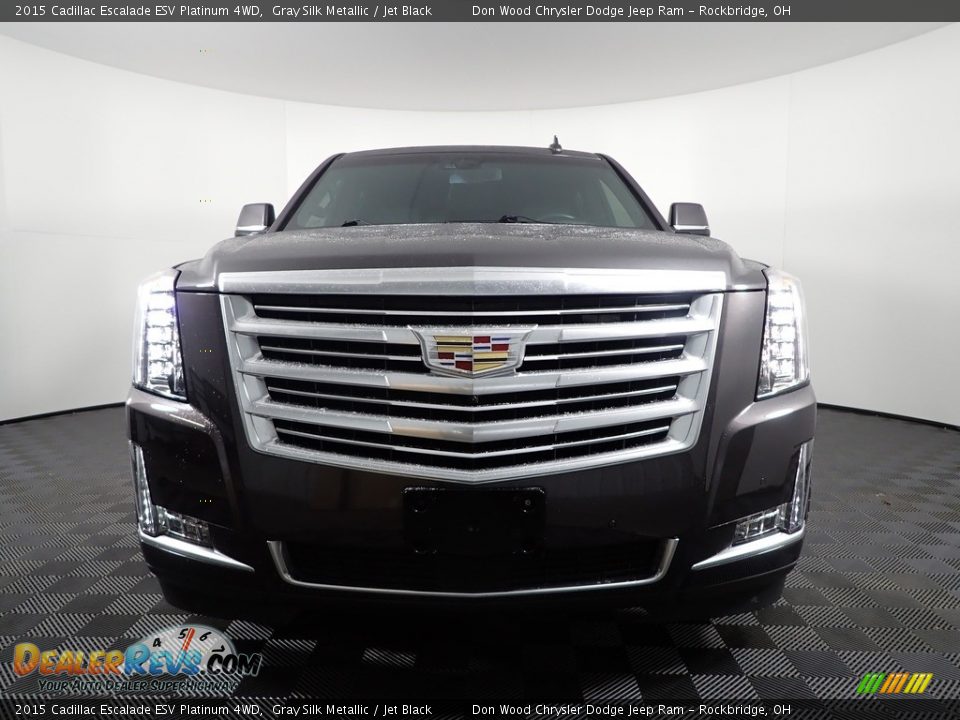 2015 Cadillac Escalade ESV Platinum 4WD Gray Silk Metallic / Jet Black Photo #11