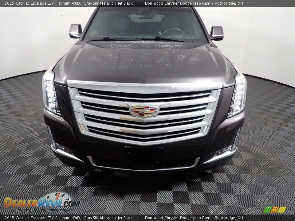 2015 Cadillac Escalade ESV Platinum 4WD Gray Silk Metallic / Jet Black Photo #12