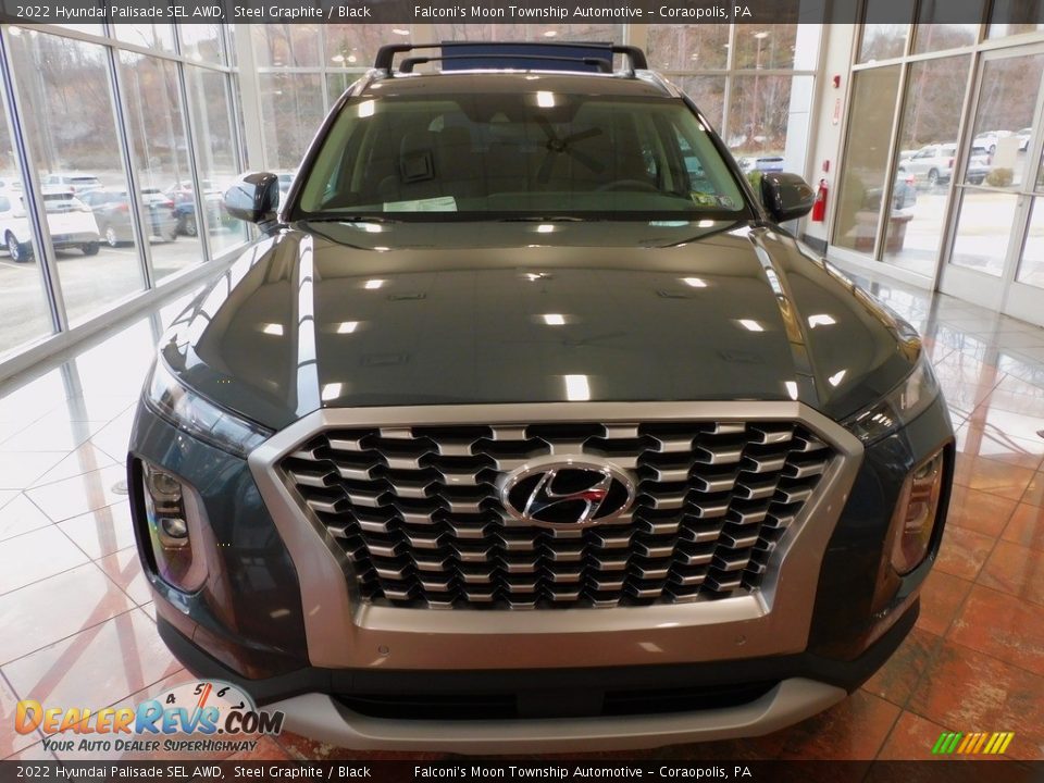 2022 Hyundai Palisade SEL AWD Steel Graphite / Black Photo #7