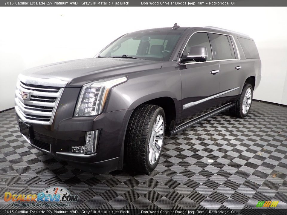 2015 Cadillac Escalade ESV Platinum 4WD Gray Silk Metallic / Jet Black Photo #15