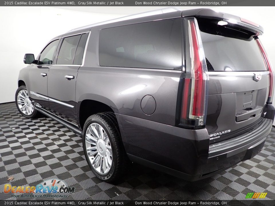 2015 Cadillac Escalade ESV Platinum 4WD Gray Silk Metallic / Jet Black Photo #17