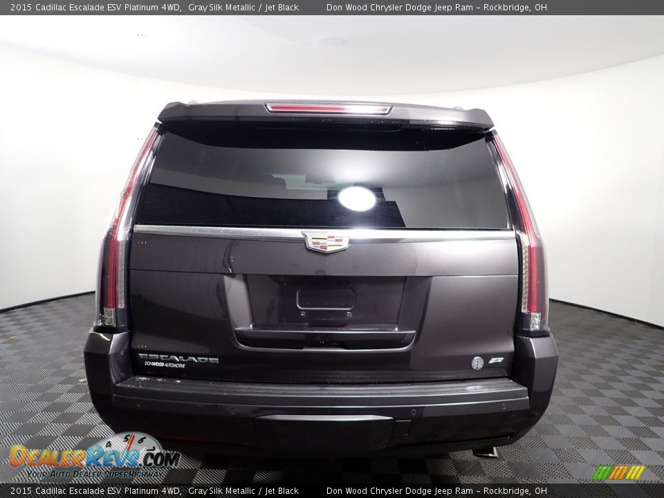 2015 Cadillac Escalade ESV Platinum 4WD Gray Silk Metallic / Jet Black Photo #18