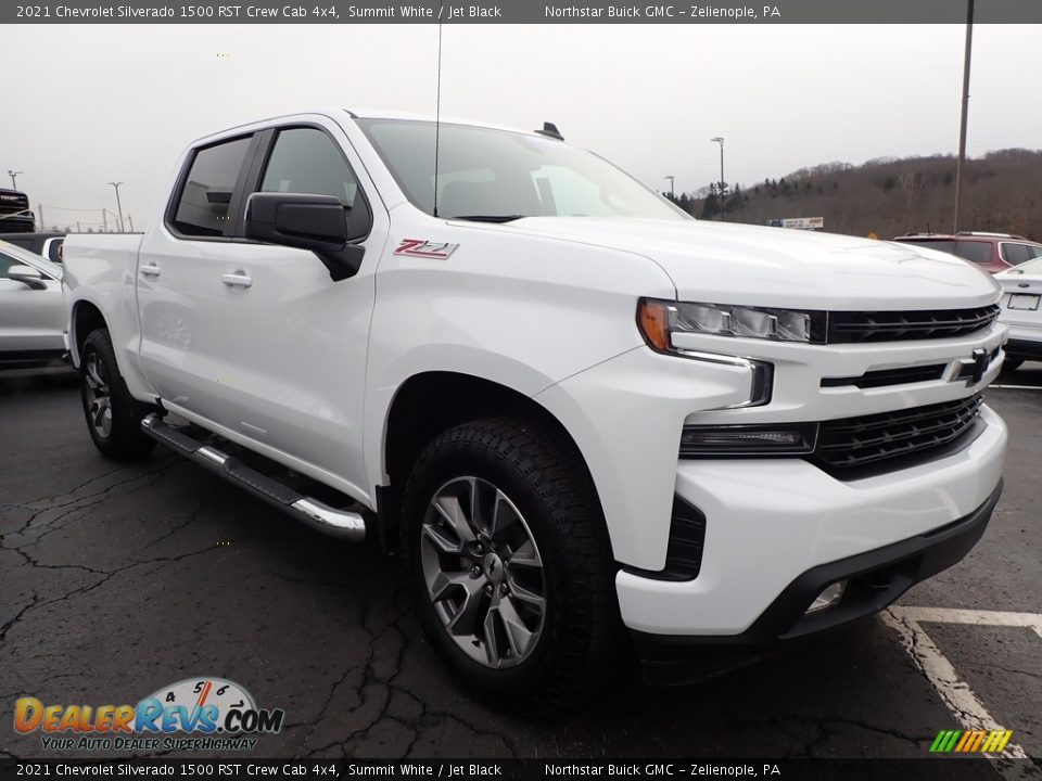 2021 Chevrolet Silverado 1500 RST Crew Cab 4x4 Summit White / Jet Black Photo #4