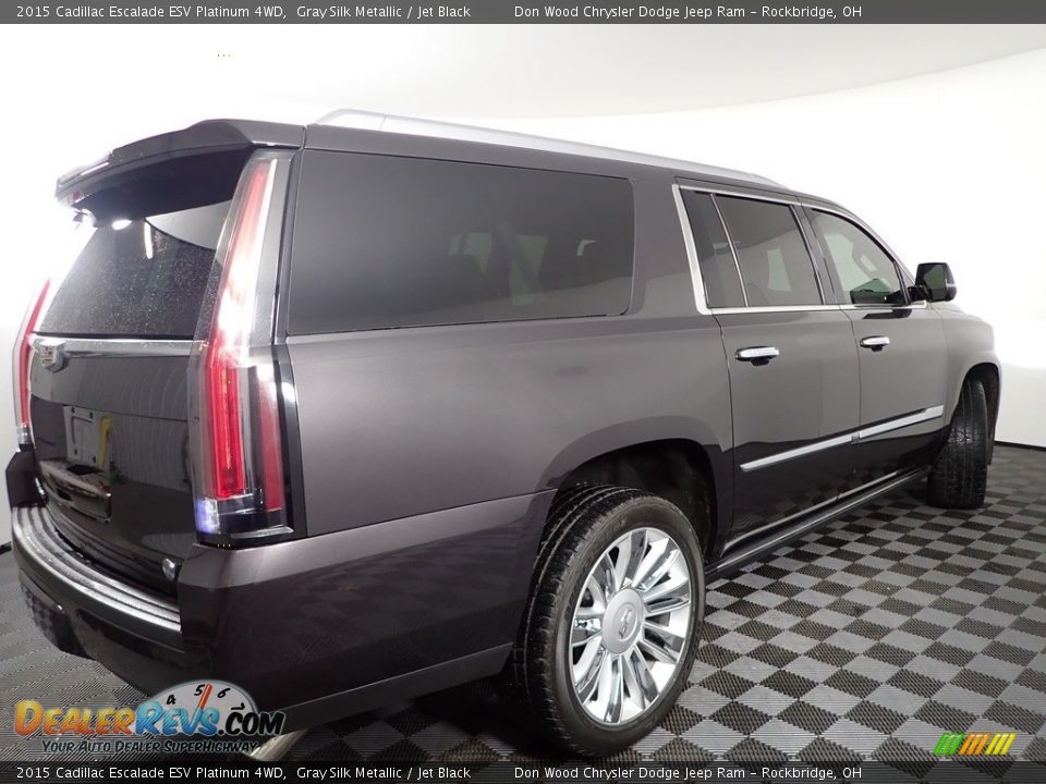2015 Cadillac Escalade ESV Platinum 4WD Gray Silk Metallic / Jet Black Photo #21