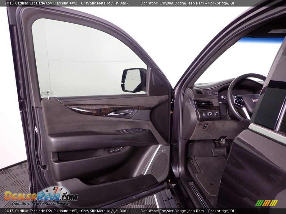 2015 Cadillac Escalade ESV Platinum 4WD Gray Silk Metallic / Jet Black Photo #23