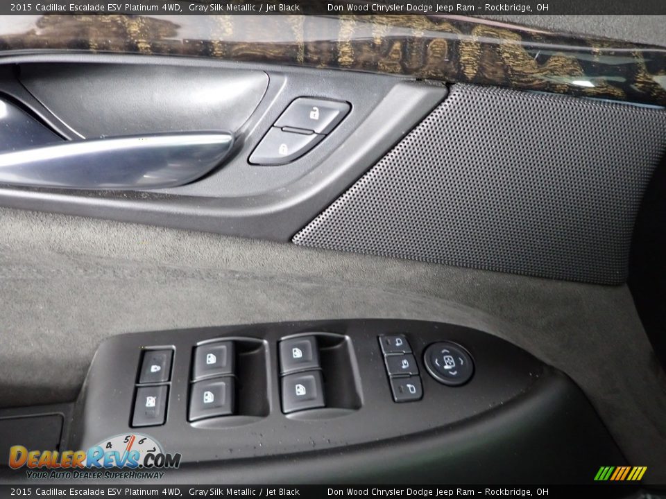2015 Cadillac Escalade ESV Platinum 4WD Gray Silk Metallic / Jet Black Photo #24