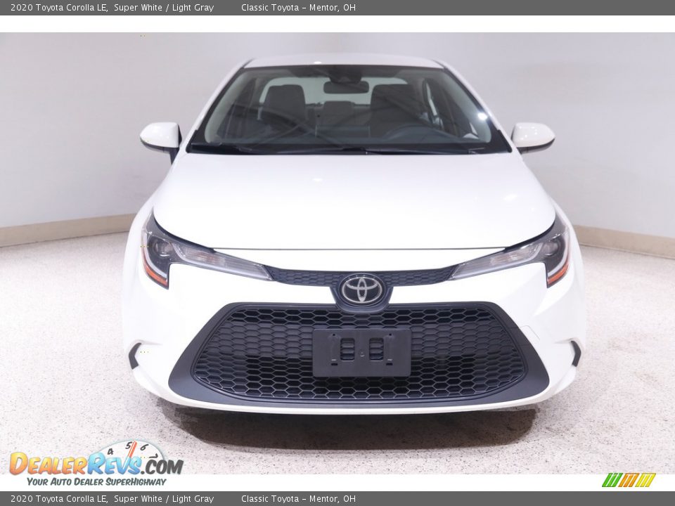 2020 Toyota Corolla LE Super White / Light Gray Photo #2