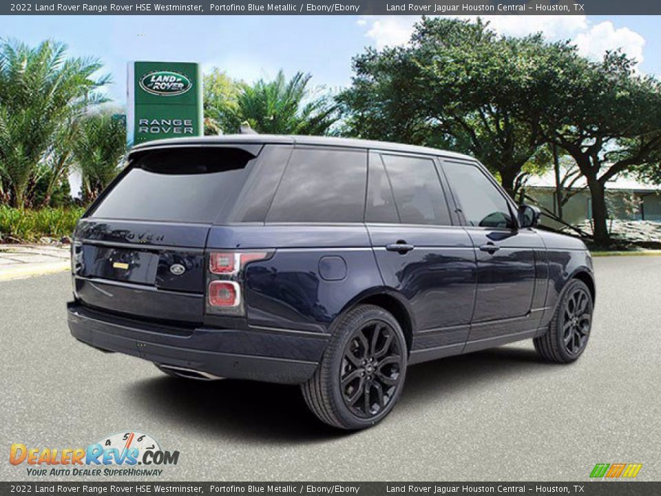 2022 Land Rover Range Rover HSE Westminster Portofino Blue Metallic / Ebony/Ebony Photo #2
