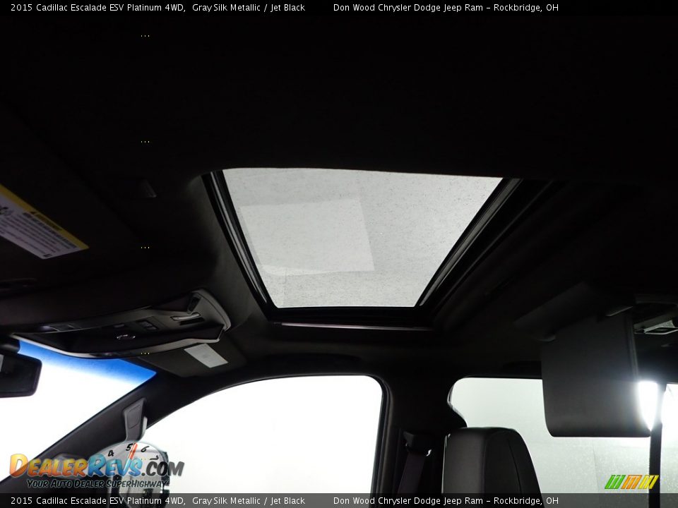 2015 Cadillac Escalade ESV Platinum 4WD Gray Silk Metallic / Jet Black Photo #27