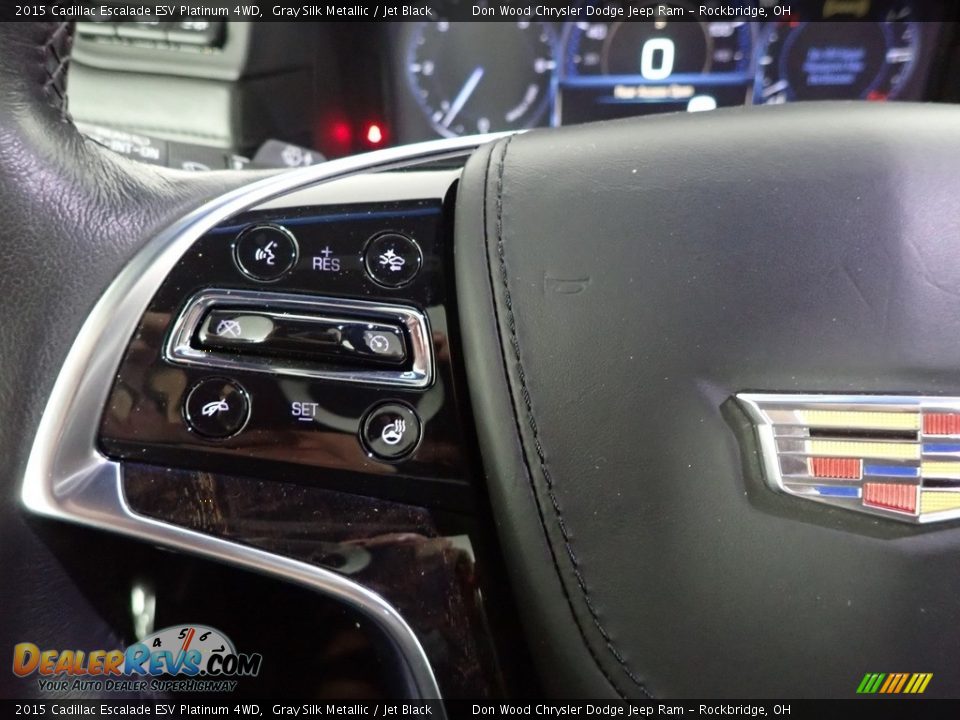 2015 Cadillac Escalade ESV Platinum 4WD Gray Silk Metallic / Jet Black Photo #29