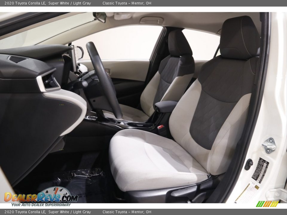 2020 Toyota Corolla LE Super White / Light Gray Photo #5