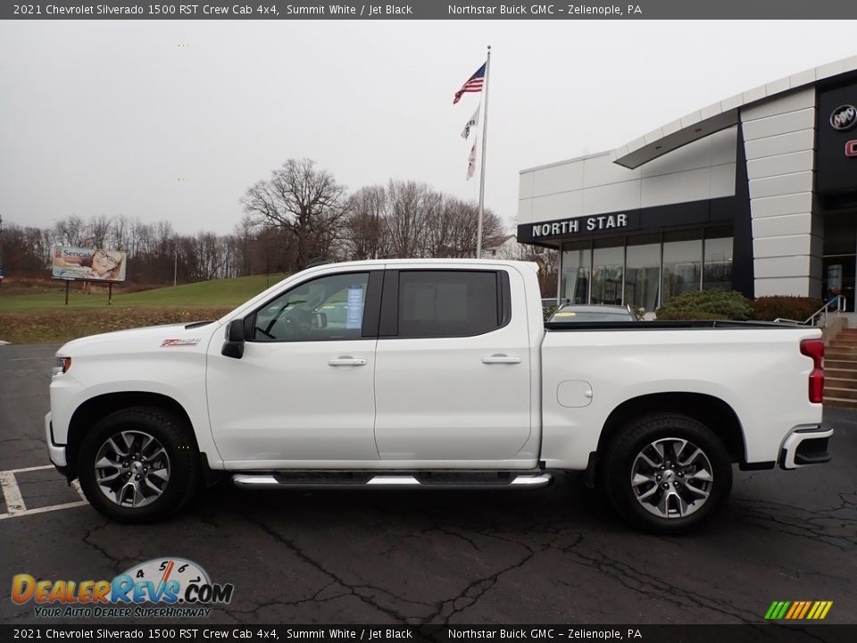 Summit White 2021 Chevrolet Silverado 1500 RST Crew Cab 4x4 Photo #12