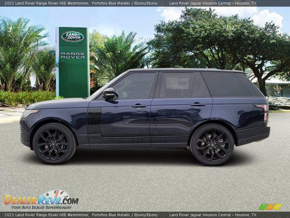 Portofino Blue Metallic 2022 Land Rover Range Rover HSE Westminster Photo #6