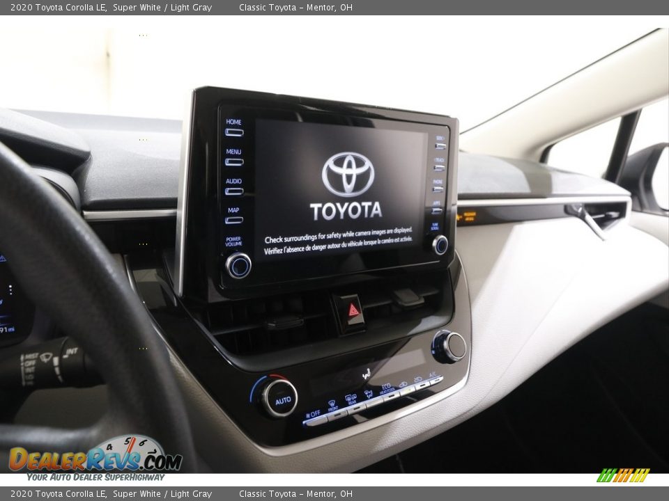2020 Toyota Corolla LE Super White / Light Gray Photo #9