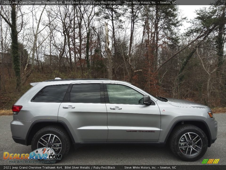 Billet Silver Metallic 2021 Jeep Grand Cherokee Trailhawk 4x4 Photo #5