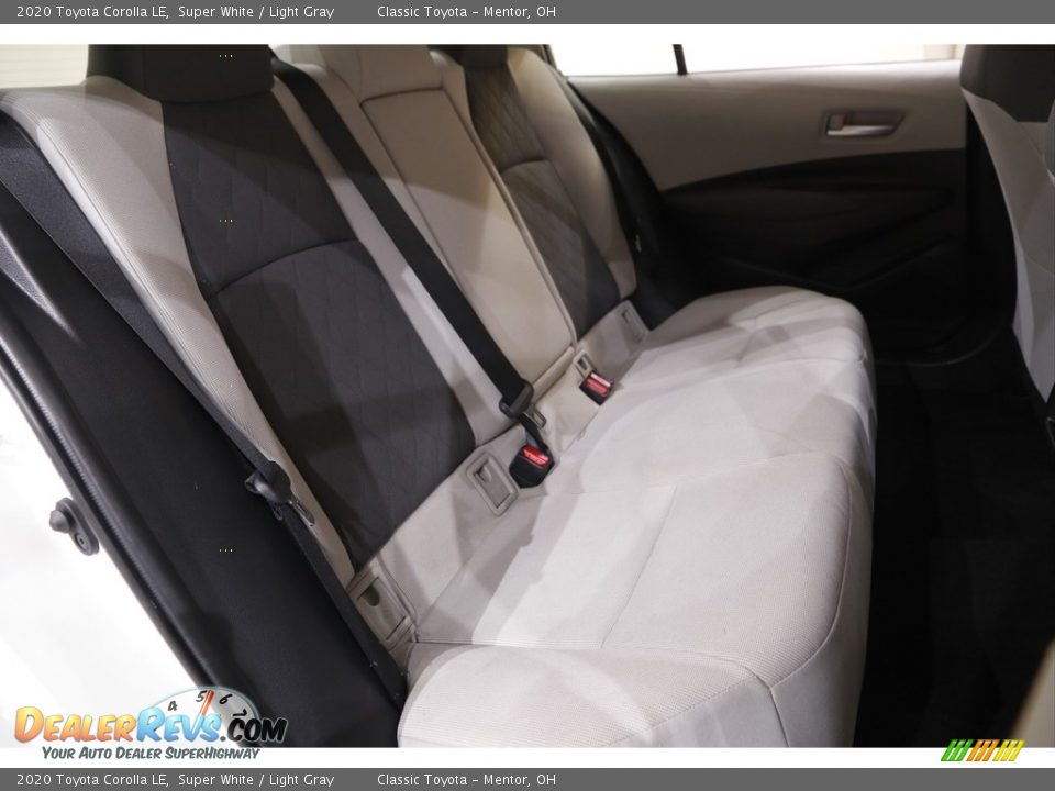 2020 Toyota Corolla LE Super White / Light Gray Photo #14