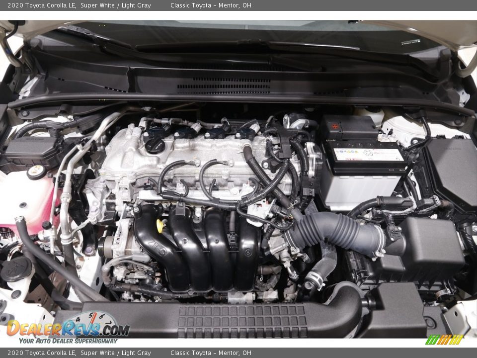 2020 Toyota Corolla LE Super White / Light Gray Photo #17
